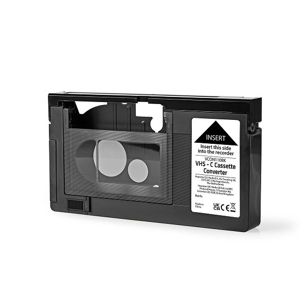 Nedis VHS-C naar VHS converter | Nedis | Zwart (Plug and play) VCON110BK K070601012 - 1