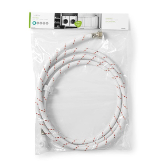 Nedis Vaatwasser toevoerslang | 1/2" - 3/4" | 3 meter (Recht/Gehoekt, 10 Bar, 90 °C) WAIH3412SH1N30 K081000194 - 2