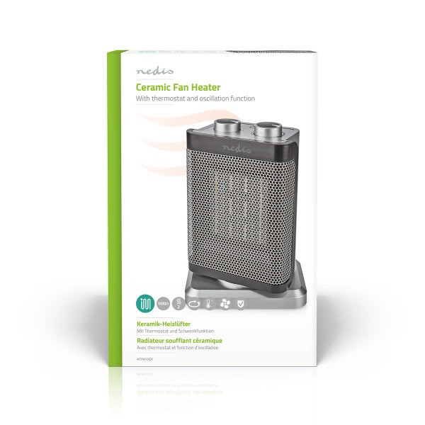 Nedis Ventilatorkachel | Nedis (1500W, Ruimtes tot 20 m², Zwenkfunctie) HTFA17GY K170101177 - 8