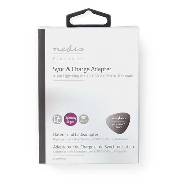 Nedis Verloopstuk Lightning naar USB | Nedis (Lightning, Micro USB) CCTB39901AL K010214049 - 5