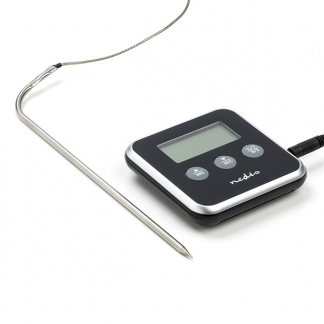 Nedis Vleesthermometer | Nedis (0 – 250℃,  Digitaal display, Timer, Alarm, Magnetisch) KATH105BK K170103223 - 1