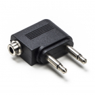 Vliegtuigadapter (m/v) | Nedis (Jack 3.5 mm, Stereo)