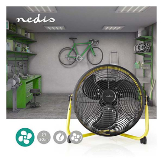 Nedis Vloerventilator | Nedis | Ø 30 cm (3 standen, Industrieel, Kantelbaar) FNFL11FYW30 K170104111 - 2