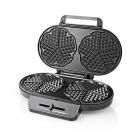 Nedis Wafelijzer | Nedis | 2 x 14 centimeter (1200W, Anti-aanbaklaag) KAWP110FBK K170108083 Nedis Wafelijzer | Nedis | 2 x 14 centimeter (1200W, Anti-aanbaklaag) KAWP110FBK K170108083