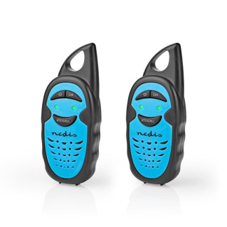 Nedis Walkietalkie | Nedis (Batterij, 3 kanalen, 3 km) WLTK0300BU K170407505 - 