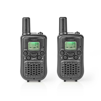 Nedis Walkietalkie | Nedis (VOX, Batterij, 8 kanalen, 5 km) WLTK0500BK K170407506