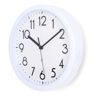 Nedis Wandklok  | Nedis (Ø 22 cm, Analoog, Kunststof, Wit) CLWA105WT K170511241 - 2