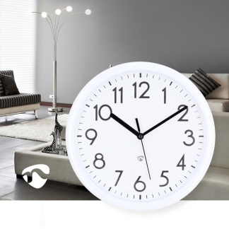Nedis Wandklok  | Nedis (Ø 22 cm, Analoog, Kunststof, Wit) CLWA105WT K170511241 - 3