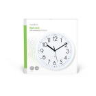 Nedis Wandklok  | Nedis (Ø 22 cm, Analoog, Kunststof, Wit) CLWA105WT K170511241 - 4