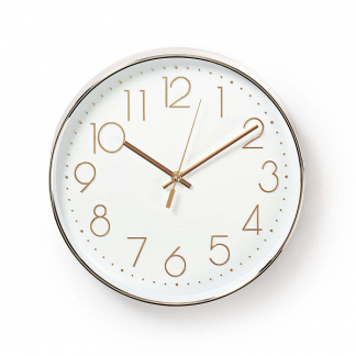 Nedis Wandklok | Rosa | Nedis | Ø 30 cm (Rosé goud) CLWA015PC30RE K170511221