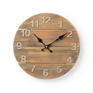 Nedis Wandklok | Tessa | Nedis | Ø 30 cm (Hout) CLWA002WD30 K170511233