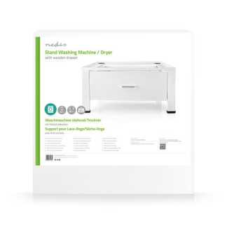 Nedis Wasmachine verhoger | 55 x 61 x 30 cm (Max. 150 kg, Houten lade) WAST130WT K081000167 - 3