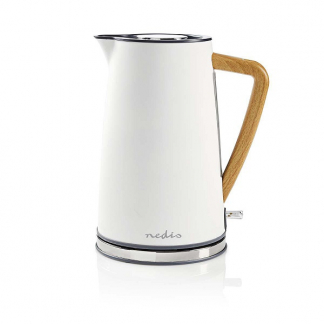 Nedis Waterkoker | Nedis (1.7 L, Droogkookbeveiliging, Soft touch, Wit) KAWK510EWT K170108030 - 1