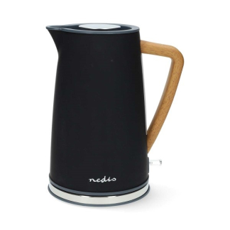 Nedis Waterkoker | Nedis  (1.7 L, Droogkookbeveiliging, Soft touch, Zwart) KAWK510EBK K170108024 - 1