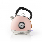 Nedis Waterkoker - Nedis (1.8 L, Droogkookbeveiliging, Thermometer, Soft touch, Roze) KAWK530EPK K170108034 Nedis Waterkoker - Nedis (1.8 L, Droogkookbeveiliging, Thermometer, Soft touch, Roze) KAWK530EPK K170108034