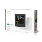 Nedis Weerstation | Nedis (Buitensensor, Klok, Hygrometer, Kalender, led) WEST404BK K170101406 - 4