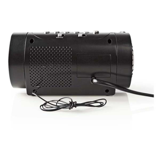 Nedis Wekkerradio | Nedis (Projectie, Dubbel alarm, Sluimerstand) CLAR005BK K170511114 - 3