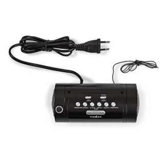 Nedis Wekkerradio | Nedis (Projectie, Dubbel alarm, Sluimerstand) CLAR005BK K170511114 - 6