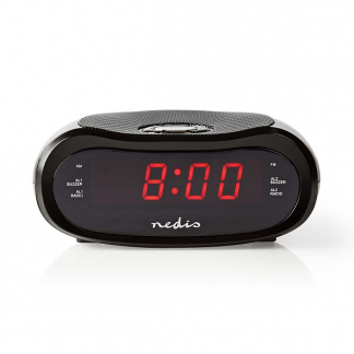 Nedis Wekkerradio | Nedis (Sluimerstand) CLAR001BK K170511117 - 1