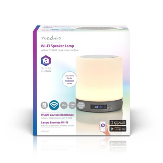 Nedis Wifi speaker lamp | Nedis (LED, Dimbaar, 15W, Draadloos) SPWI5510GY K070501119 - 