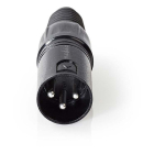 Nedis XLR connector | M | Nedis | 3-pin (Metaal, Trekontlasting) COTP15900BK K010411294 - 1