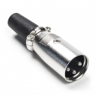 XLR connector | Nedis | 3-pin (Metaal, Mannelijk, Trekontlasting)