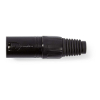 Nedis XLR connector | Nedis | 3-pin (Metaal, Mannelijk, Trekontlasting) COTP15900BK K010411294 - 2