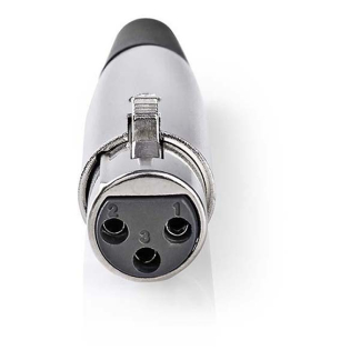Nedis XLR connector | Nedis | 3-pin (Metaal, Vrouwelijk) CAVC15902ME N060202004 - 3