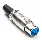 Nedis XLR connector - Nedis - 3-pin (Metaal, Vrouwelijk, Trekontlasting) CAVC15905ME N060202007 Nedis XLR connector - Nedis - 3-pin (Metaal, Vrouwelijk, Trekontlasting) CAVC15905ME N060202007