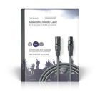 Nedis XLR kabel (m/v) | Nedis | 10 meter (Gebalanceerd, Stereo, 3-pins) COTG15010GY100 N010307077 - 3