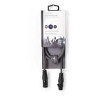 Nedis XLR kabel (m/v) | Nedis | 1 meter (Gebalanceerd, Stereo, 3-pins) COTH15010GY10 N010307073 - 3
