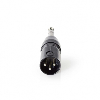 Nedis XLR (m) naar 6.35 mm jack (m) adapter | Nedis (Stereo, 3-pin) COTP15943BK K050307029 - 