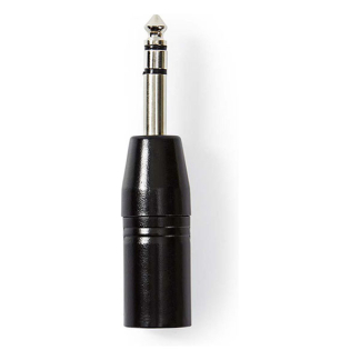 Nedis XLR (m) naar 6.35 mm jack (m) adapter | Nedis (Stereo, 3-pin) COTP15943BK K050307029 - 2