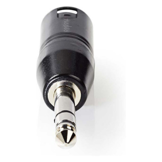 Nedis XLR (m) naar 6.35 mm jack (m) adapter | Nedis (Stereo, 3-pin) COTP15943BK K050307029 - 3