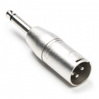 XLR (m) naar 6.35 mm jack (m) adapter - Nedis (Mono, 3-pin)