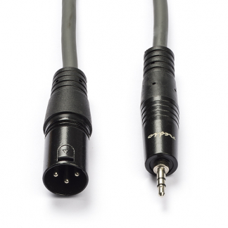 Nedis XLR (m) naar jack 3.5 mm kabel | Nedis | 1.5 meter (Stereo, Gebalanceerd, 100% koper) COTH15300GY15 N010307032 - 