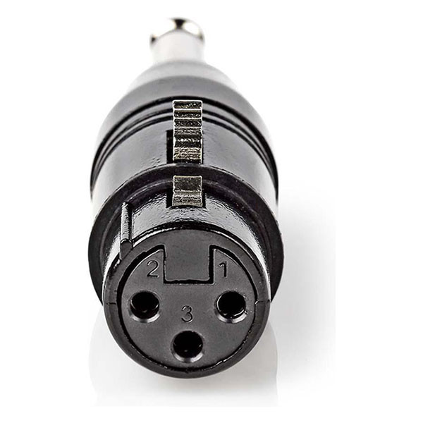 Nedis XLR naar 6.35 mm jack adapter | V ↔ M | Nedis (Stereo, 3-pin) COTP15940BK K050307030 - 3