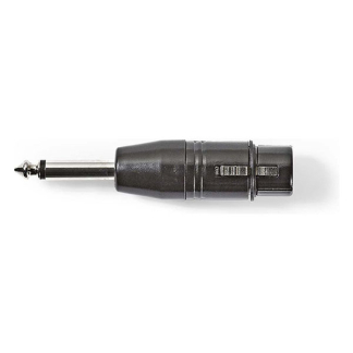 Nedis XLR naar 6.35 mm jack adapter | V ↔ M | Nedis (Stereo, 3-pin) COTP15940BK K050307030 - 4