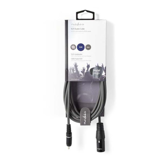 Nedis XLR naar Tulp kabel | M ↔ M | Nedis | 3 meter (Ongebalanceerd, Mono) COTH15205GY30 N010307021 - 3