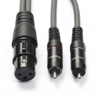 Nedis XLR naar Tulp kabel | V ↔ M | Nedis | 3 meter (Gebalanceerd, Stereo) COTH15220GY30 N010307026 - 2