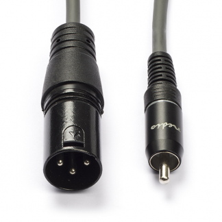 Nedis XLR naar Tulp kabel (m/m) | Nedis | 1.5 meter (Ongebalanceerd, Mono) COTH15205GY15 N010307020 - 1