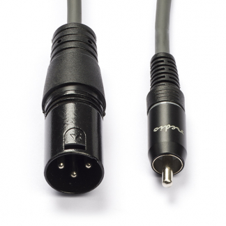Nedis XLR naar Tulp kabel (m/m) | Nedis | 3 meter (Ongebalanceerd, Mono) COTH15205GY30 N010307021 - 