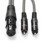 XLR naar Tulp kabel (v/m) | Nedis | 1.5 meter (Gebalanceerd, Stereo)