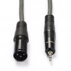 Nedis XLR naar jack 3.5 mm kabel | M ↔ M | Nedis | 3 meter (Stereo, Gebalanceerd, 100% koper) COTH15300GY30 N010307033 - 2
