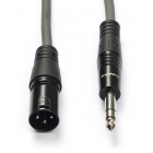 Nedis XLR naar jack 6.35 mm kabel | M ↔ M | Nedis | 5 meter (Stereo, Gebalanceerd, 100% koper) COTH15100GY50 N010307089 - 2