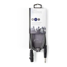 Nedis XLR naar jack 6.35 mm kabel | V ↔ M | Nedis | 1.5 meter (Mono, Ongebalanceerd, 100% koper) COTH15120GY15 N010307092 - 3