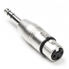 Nedis XLR (v) naar 6.35 mm jack (m) adapter - Nedis (Stereo, 3-pin) CAGP15941ME N050307006