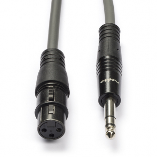 Nedis XLR (v) naar jack 6.35 mm kabel | Nedis | 1.5 meter (Stereo, Gebalanceerd, 100% koper) COTH15110GY15 N010307091 - 