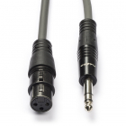 XLR (v) naar jack 6.35 mm kabel | Nedis | 1.5 meter (Stereo, Gebalanceerd, 100% koper)
