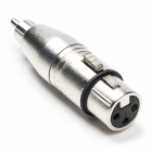 Nedis XLR (v) naar tulp (m) adapter - Nedis (Mono, 3-pin) CAGP15934ME N050307001 Nedis XLR (v) naar tulp (m) adapter - Nedis (Mono, 3-pin) CAGP15934ME N050307001
